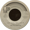 The Fifth Dimension : (Last Night) I Didn't Get To Sleep At All / The River Witch (7", Single, Styrene)
