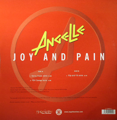 Angelle : Joy And Pain (12", M/Print)