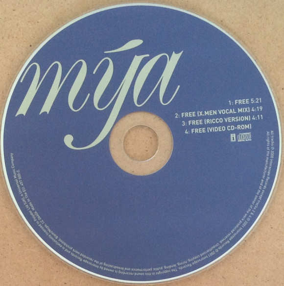Mya : Free (CD, Single, Enh)