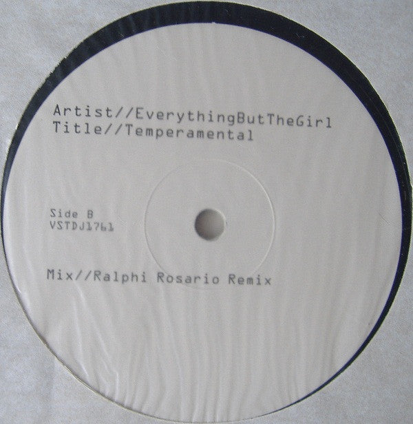 Everything But The Girl : Temperamental (2x12", Whi)