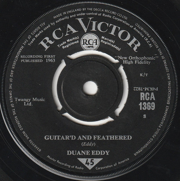 Duane Eddy : Guitar'd And Feathered (7", Single)