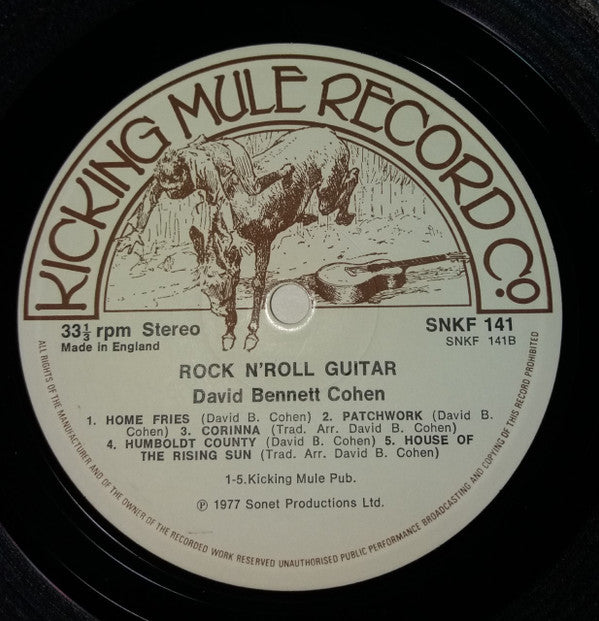 David Cohen : Rock N' Roll Guitar (LP, Album)