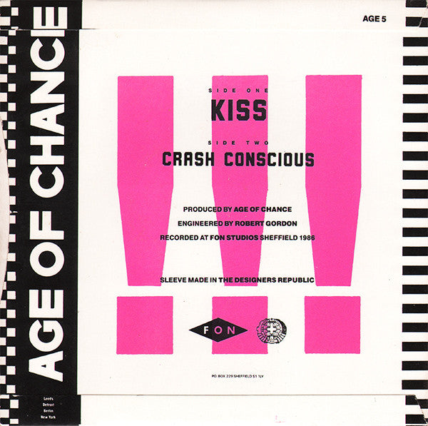 Age Of Chance : Kiss (7", Single, Pin)