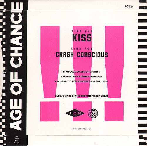 Age Of Chance : Kiss (7", Single, Pin)