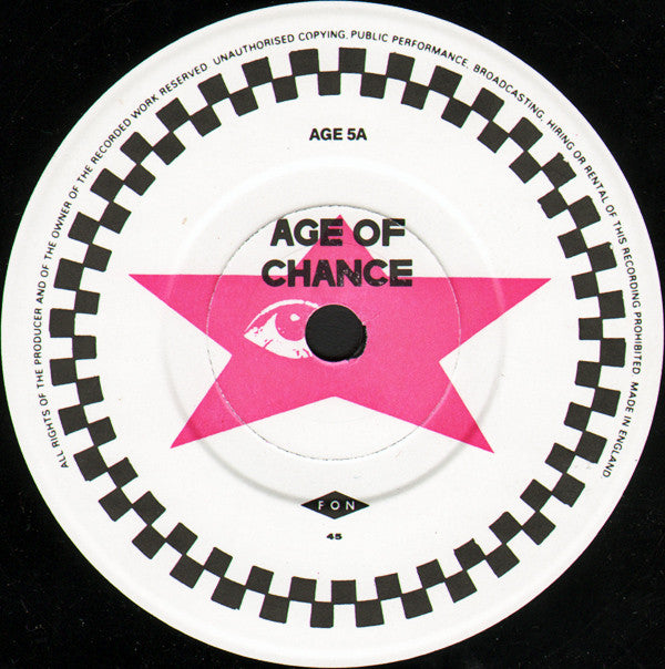 Age Of Chance : Kiss (7", Single, Pin)