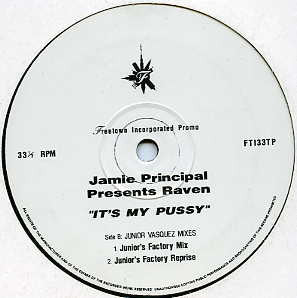 Jamie Principle Presents Raven : It's My Pussy (12", Promo)