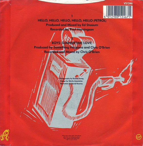 Something Happens : Hello, Hello, Hello, Hello, Hello (Petrol) (7", Single)