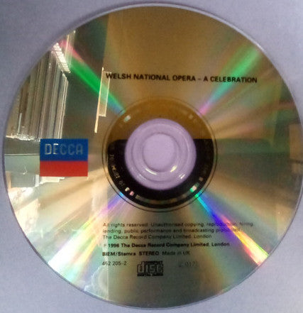 The Welsh National Opera Orchestra, Welsh National Opera Chorus : A Celebration (CD, Comp)