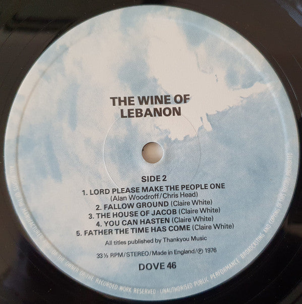 Achor : The Wine Of Lebanon (LP, Album)