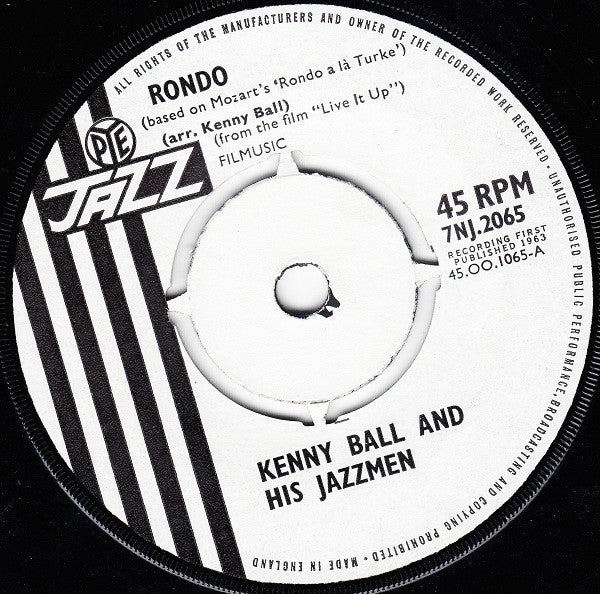 Kenny Ball And His Jazzmen : Rondo (7", Single)