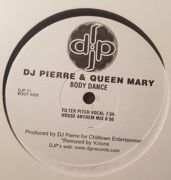 DJ Pierre & Queen Mary : Body Dance (12", Promo)