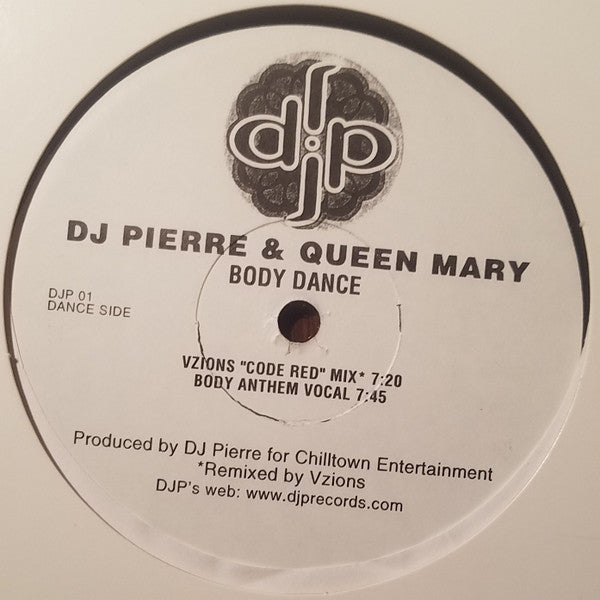 DJ Pierre & Queen Mary : Body Dance (12", Promo)