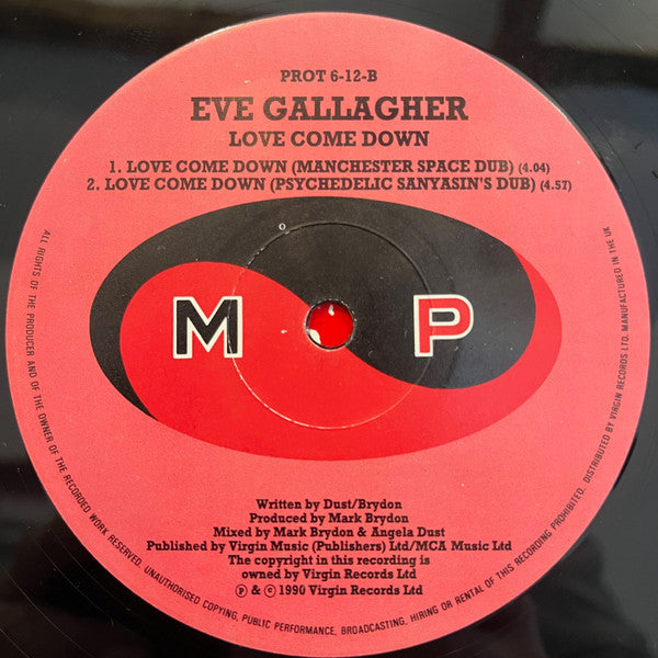 Eve Gallagher : Love Come Down (12", Promo)