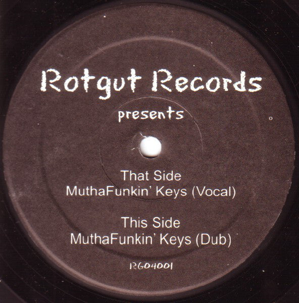 The MuthaFunkaz : MuthaFunkin' Keys (12")