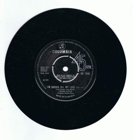 Frank Ifield : No One Will Ever Know (7")