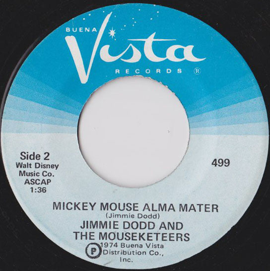 The Mike Curb Congregation* : Mickey Mouse March (7", Single, RP)