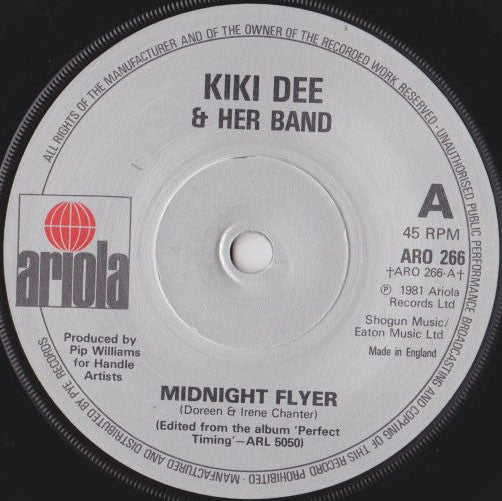 Kiki Dee : Midnight Flyer (7", Single)
