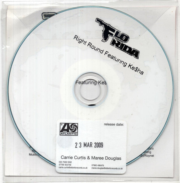 Flo Rida : Right•Round (CDr, Single, Promo)
