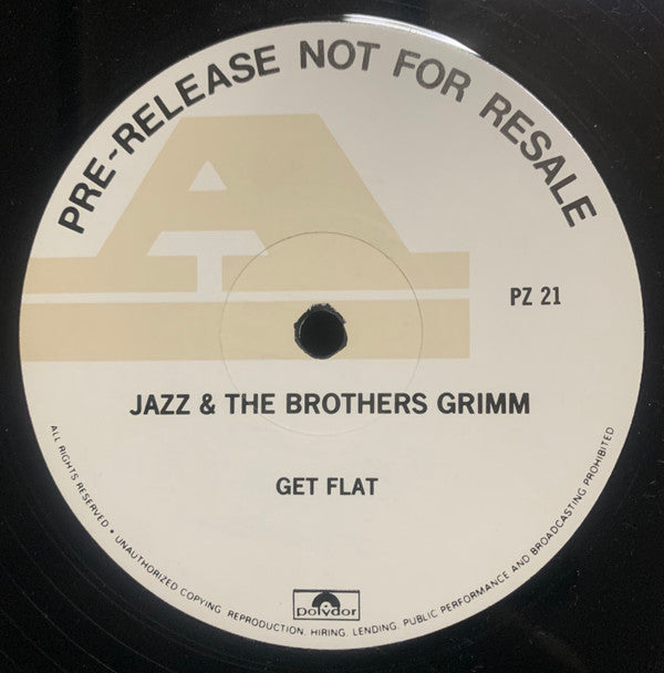 Jazz & The Brothers Grimm : Get Flat (12", Promo)