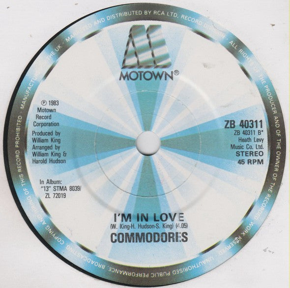 Commodores : Janet (7", Single)