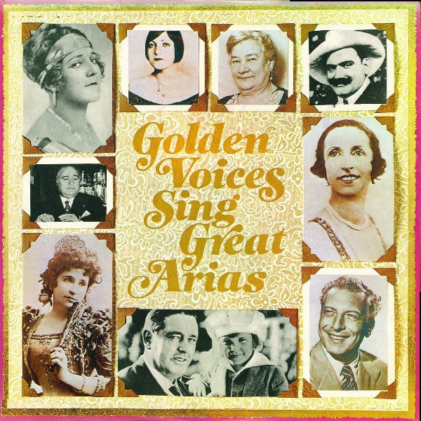 Various : Golden Voices Sing Great Arias (LP, Comp, Mono)