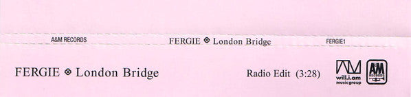Fergie (2) : London Bridge (CD, Single, Promo)