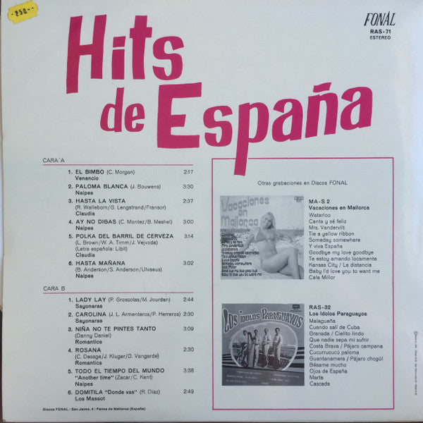 Various : Hits De España (LP, Comp)