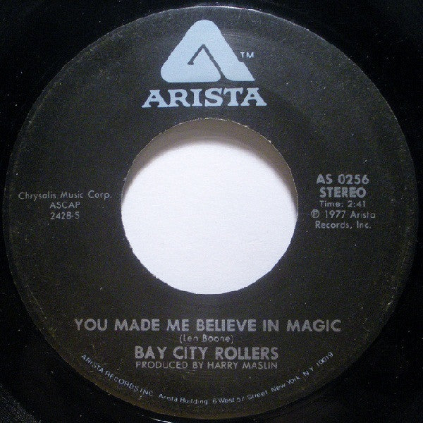 Bay City Rollers : You Made Me Believe In Magic (7", Single, Spe)