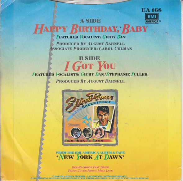 Elbow Bones And The Racketeers : Happy Birthday Baby (7")