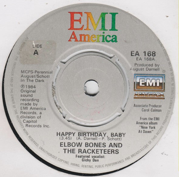Elbow Bones And The Racketeers : Happy Birthday Baby (7")