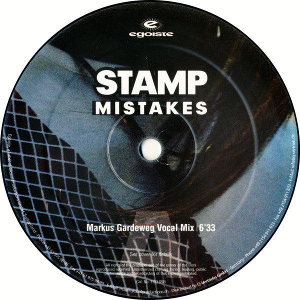 Stamp : Mistakes (Remixes) (12")