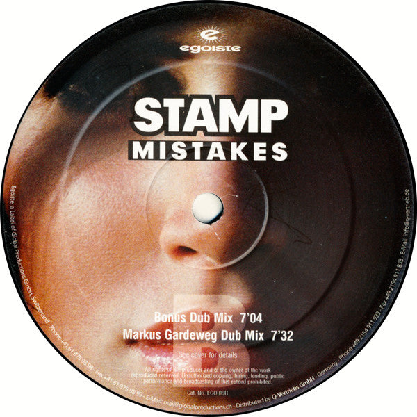 Stamp : Mistakes (Remixes) (12")