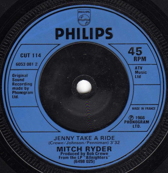 The Flamingos / Mitch Ryder : The Boogaloo Party / Jenny Take A Ride (7", Single)