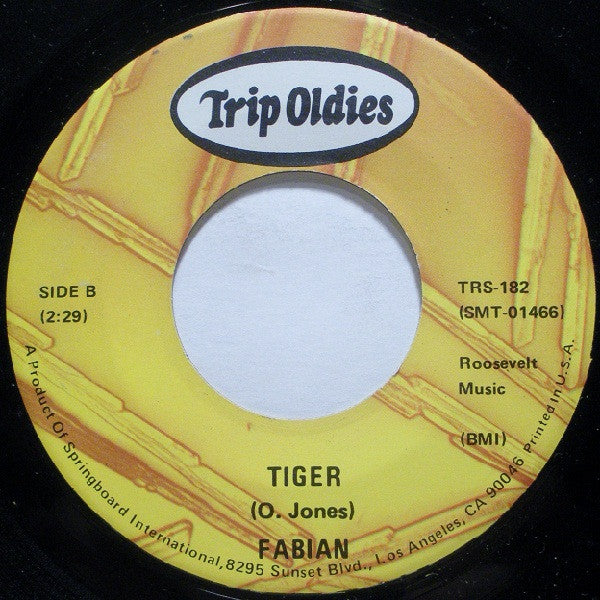 Claudine Clark / Fabian (6) : Party Lights / Tiger (7")