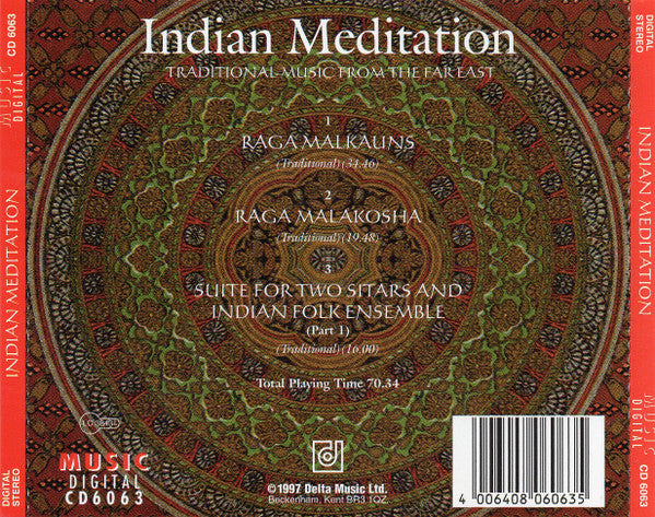 Various : Indian Meditation (Traditional Music From The Far East) (CD, Comp)