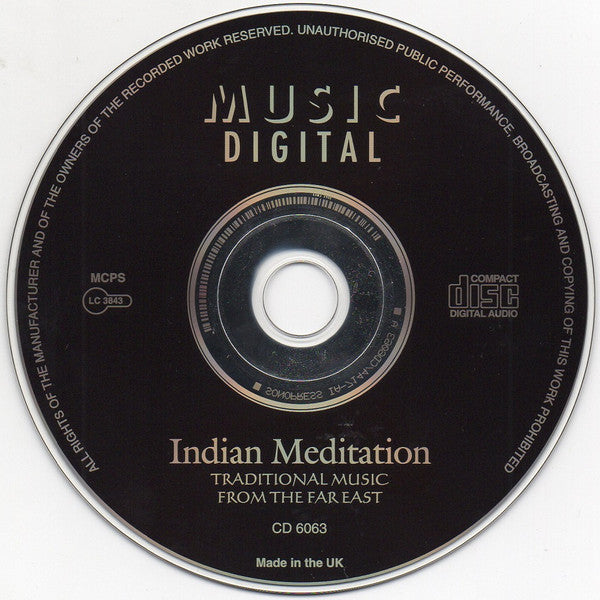 Various : Indian Meditation (Traditional Music From The Far East) (CD, Comp)