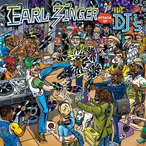 Earl Zinger : Attack Of The DJs EP (12", EP)
