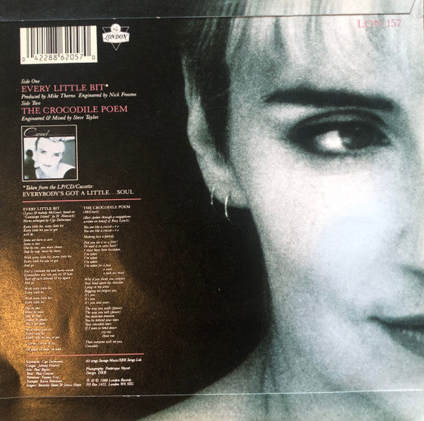 Carmel (2) : Every Little Bit (7", Single)
