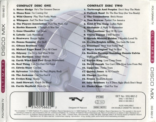 Various : Ultimate Disco Mix (2xCD, Mixed)