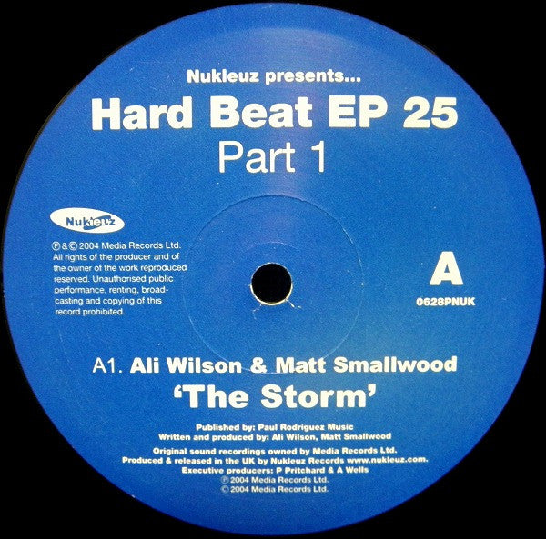 Ali Wilson & Matt Smallwood / Defective Audio : Hard Beat EP 25 Part 1 (12", EP)