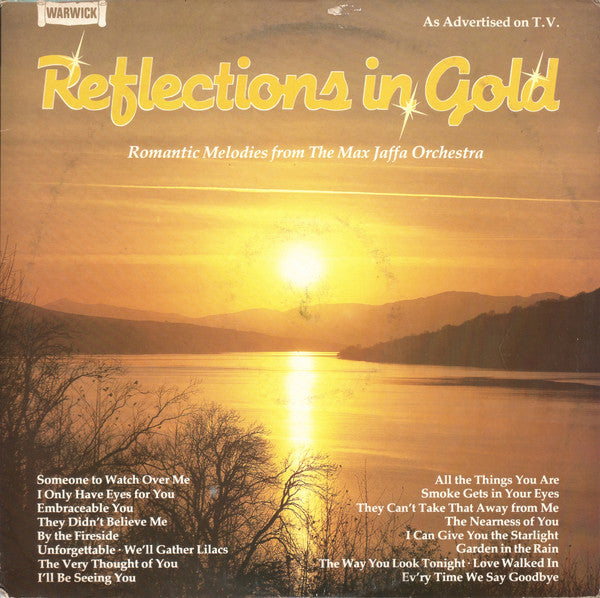 The Max Jaffa Orchestra : Reflections In Gold (LP, Album)