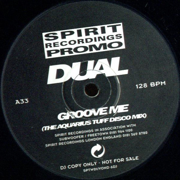 Dual (14) : Groove Me (12", Promo)