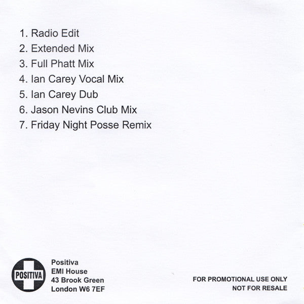 Audio Club : Sumthin' Serious (CDr, Single, Promo)