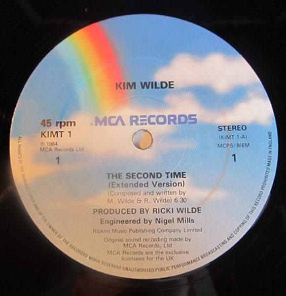 Kim Wilde : The Second Time (12", Single)