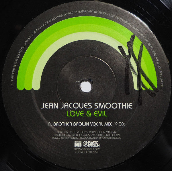 Jean Jacques Smoothie : Love & Evil (12", Promo)