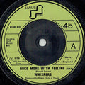 The Whispers : Once More With Feeling (7")