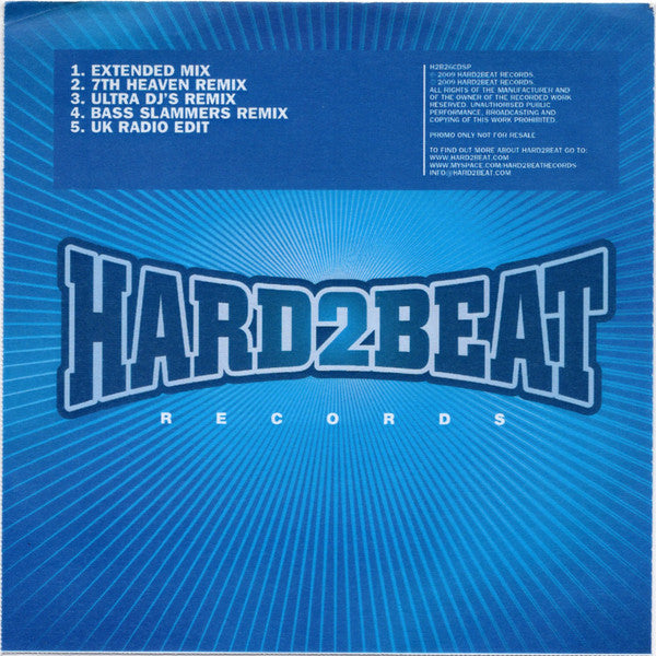 Basshunter : Walk On Water (CDr, Single, Promo)