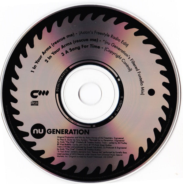 Nu Generation : In Your Arms (Rescue Me) (CD, Single)