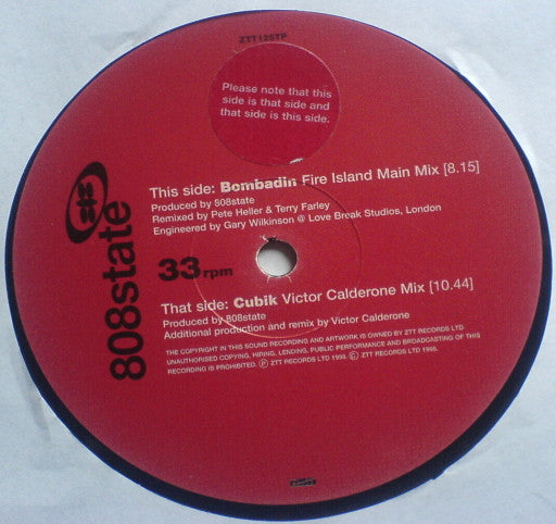 808state* : The 808:88:98 Remixes Part 2 (12", Promo)