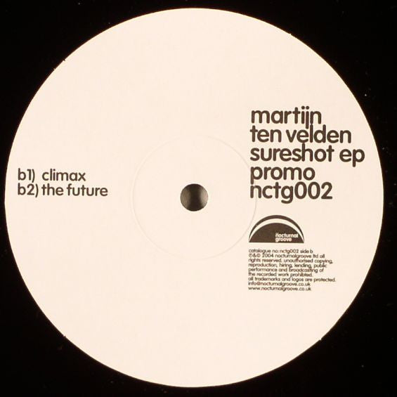 Martijn ten Velden : Sureshot EP (12", EP, Promo)